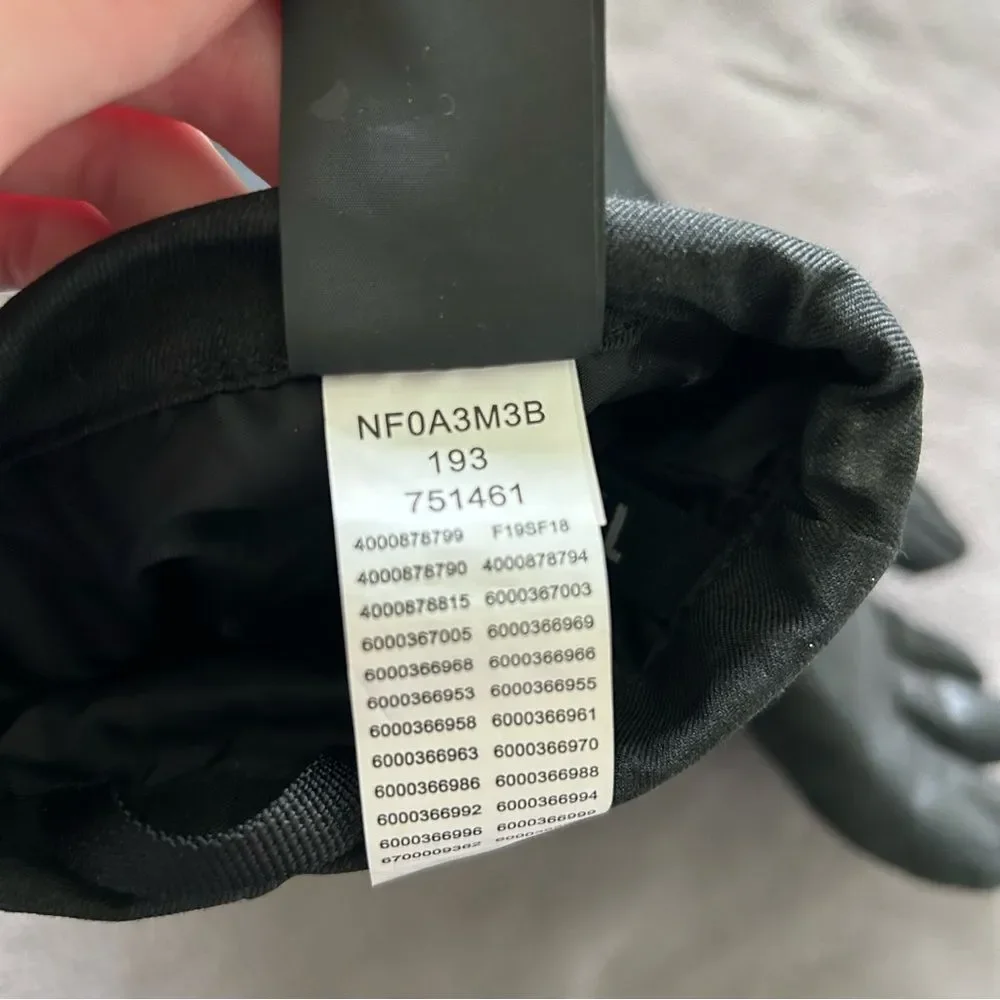 The North Face Montana Etip Gore Tex Gloves Black Women's Large Ski Winter
